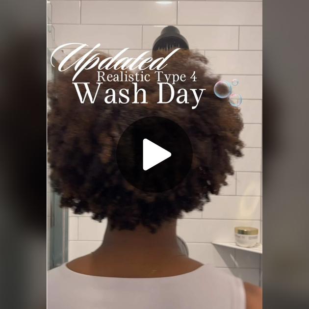ペパーミント Realistic Wash Day Routine for Curly Hair | TikTok