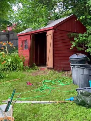 We did this shed demo today. There was an opossum family living beneath it but we made sure that they were able to get to safety 🥺. Enjoy the video! #junkremoval #cleaning #satisfying #demolition #timelapse #cleanout #trashtitans #cleanup #business #heat #shed #sheddemolition #opossum #beforeandafter #clean #cleaning